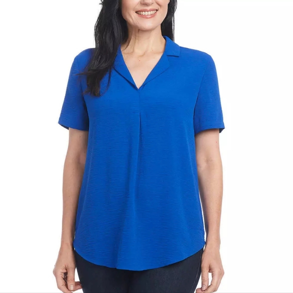 NWT Hilary Radley Ladies' blue Blouse